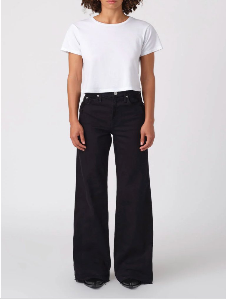 Amo Frida Wide Leg Jeans Size 29 Black